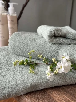 Håndklæde Grøn - 70x140