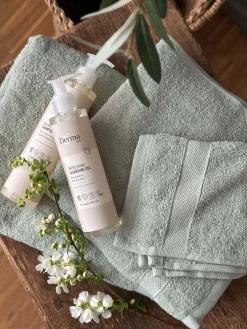 Håndklæde Grøn - 50x100