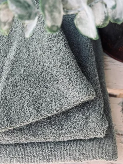 Håndklæde Oliven - 70x140cm Øko-tex