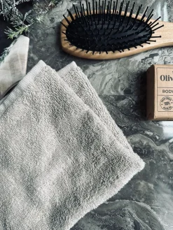 Håndklæde Sand - 50x100cm Øko-tex