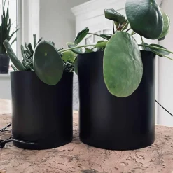 Hængepotte – Sort metal