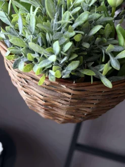 Hængepotte i pil - sæt med 2 stk