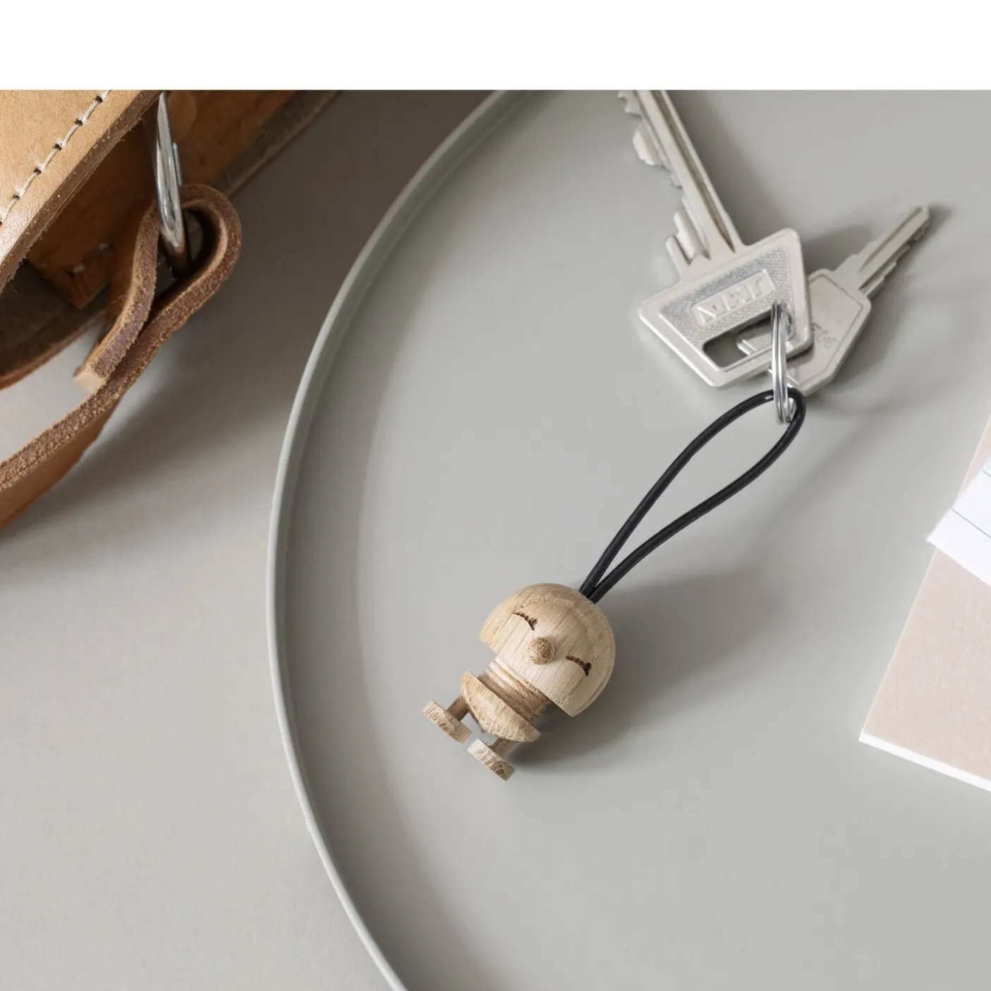 Hoptimist Nøglering - Bimble - Raw Oak