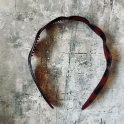 Hårbøjle Twist Brown