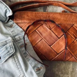 Hårbøjle Twist Brown