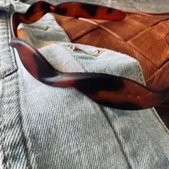 Hårbøjle Twist Brown