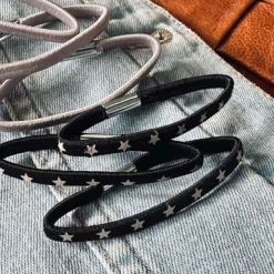 Hårelastikker Black / Grey Star