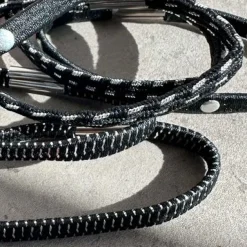 Hårelastikker Black / Silver - 3 mix