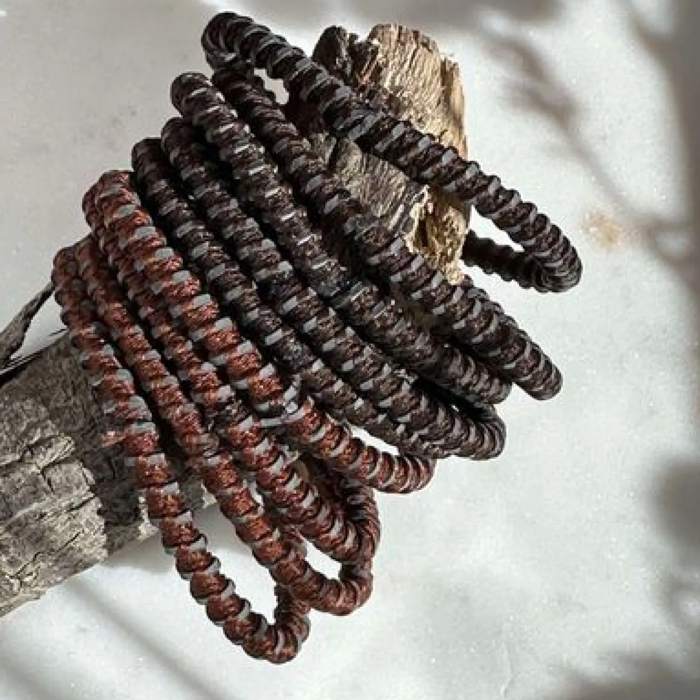 Hårelastikker Brown - 2 mix