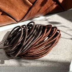 Hårelastikker Brown Glitter - 4 mix