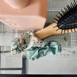 Hårelastikker scrunchie 2 stk - Green mix