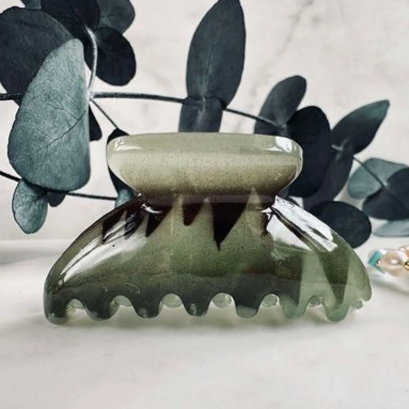 Hårklemme Ivy - Green