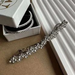 Hårklemme Leonora silver