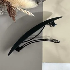 Hårklemme Mat Black
