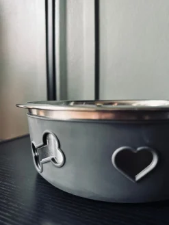 Hundeskål i rustfrit stål / skridsikker