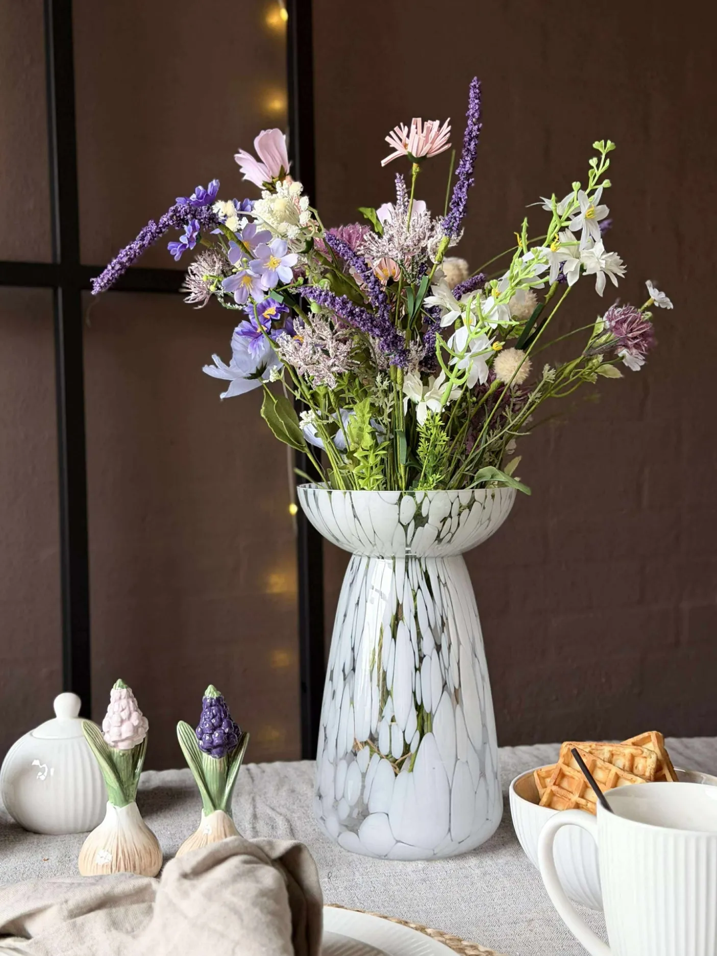 Hyacintvase Milla XL - Hvid