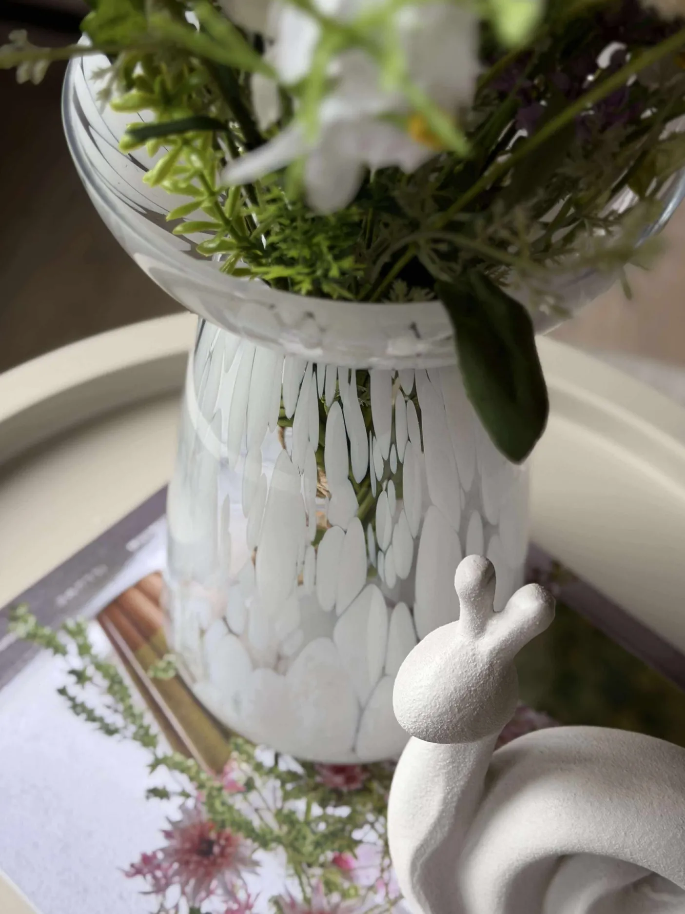 Hyacintvase Milla XL - Hvid