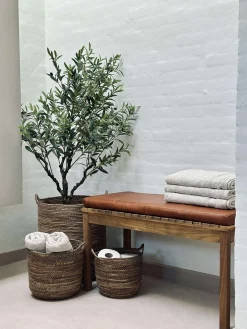 Hynde i læder Tokyo - 88cm Cognac