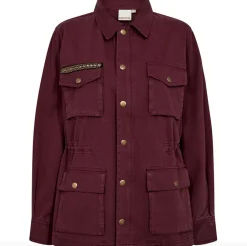 Jakke cargo - Burgundy
