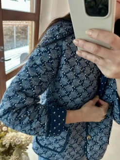 Jakke Quilt - Avril navy