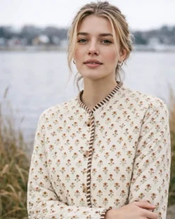 Jakke Quilt - New brown / beige