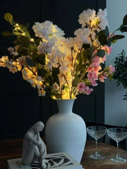 Japansk Kirsebærgren med lys - Rosa