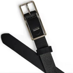 Jeans bælte - Black / gold