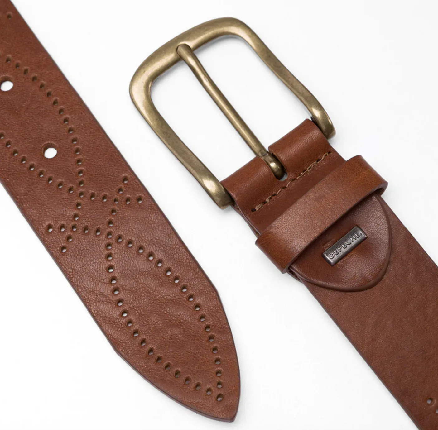 Jeans bælte - Missouri cognac