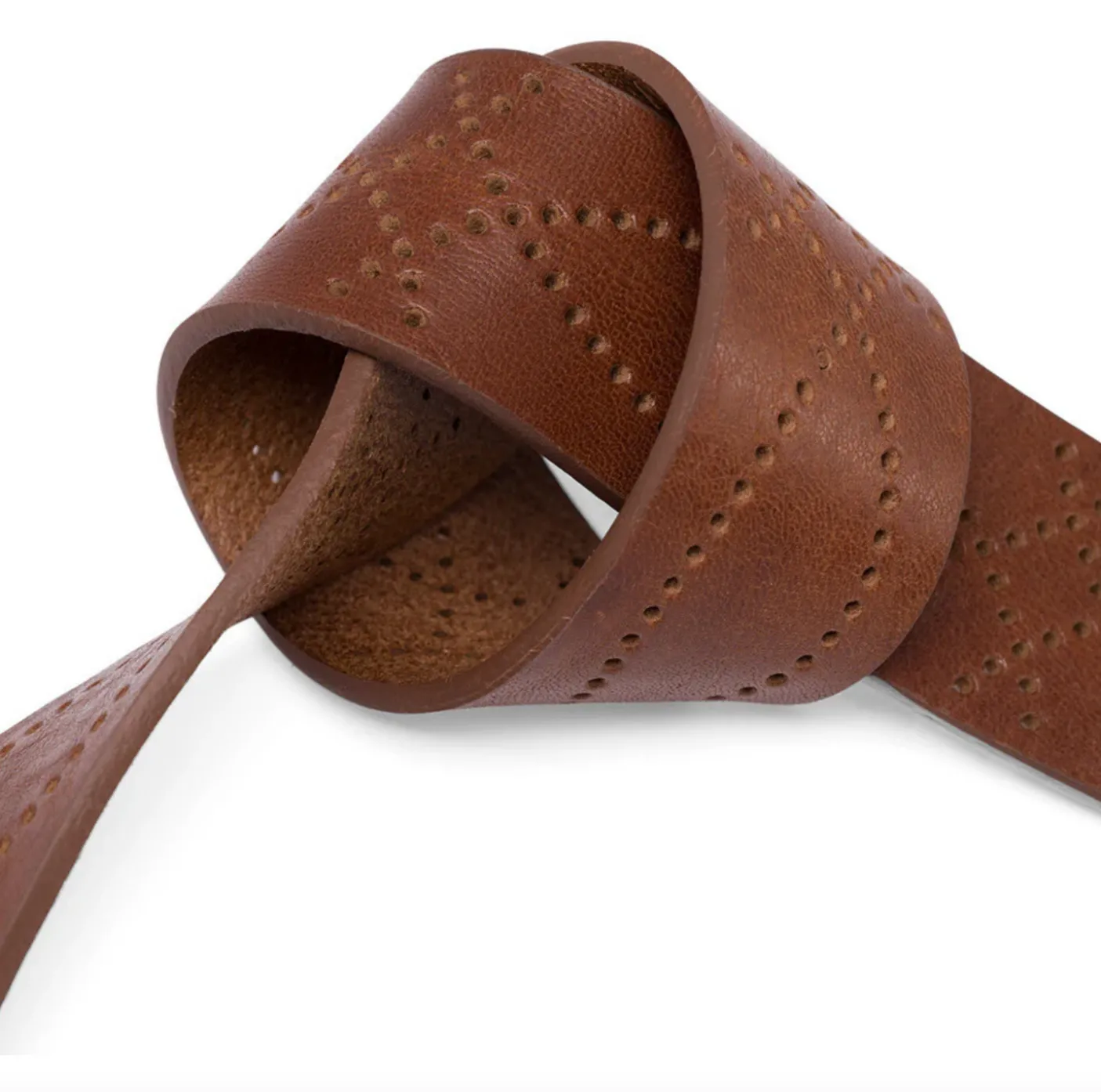 Jeans bælte - Missouri cognac