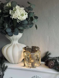 Julegaver med led lys - 3 stk.