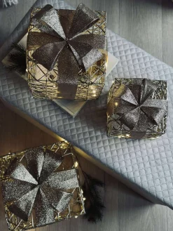 Julegaver med led lys - 3 stk.