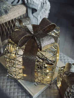 Julegaver med led lys - 3 stk.