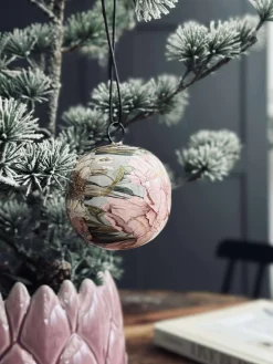 Julekugle - metal flower