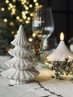 Juletræ - Hvid porcelæn