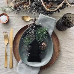 Juletræ - Sort læder