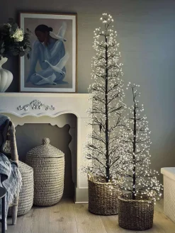 Juletræ med 1600 led lys - Black