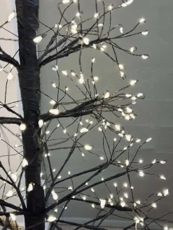 Juletræ med 1600 led lys - Black