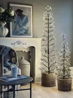 Juletræ med 1600 led lys - Black