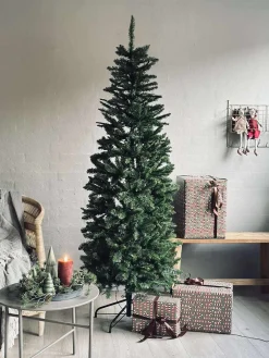 Juletræ med lyskæde