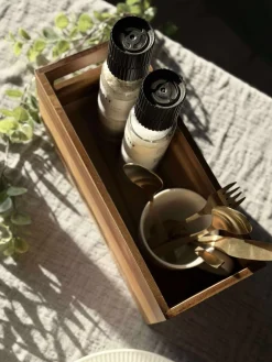 Kasse akacietræ - 30cm