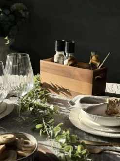 Kasse akacietræ - 30cm