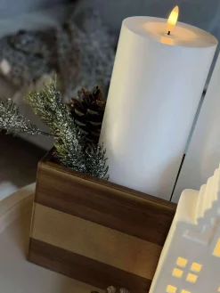 Kasse akacietræ - 30cm