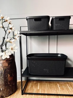 Kasse med låg - Small VILA BLACK