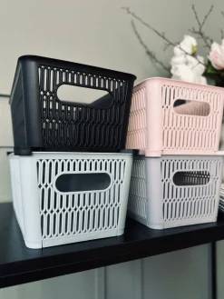 Kasse til opbevaring stabelbar – Color mix Lille