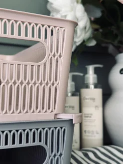 Kasse til opbevaring stabelbar – Color mix Lille