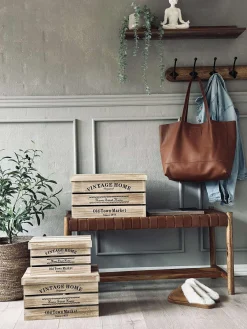 Kasser med låg - Sæt af 3 stk