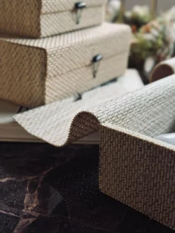 Kasser Nature - Sæt med 4 stk