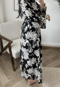 Kjole flower Boheme - Black
