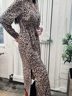 Kjole Lina Leopard