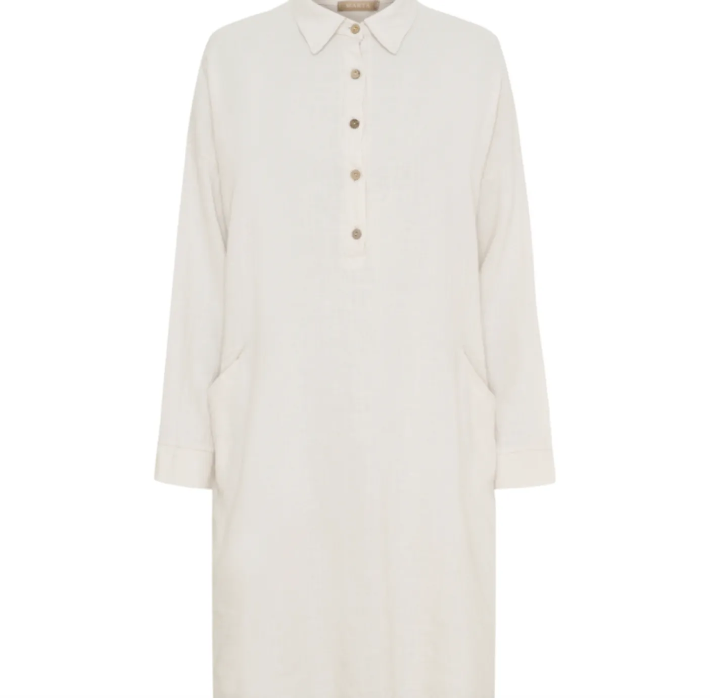 Kjole med lommer - Hør / viscose